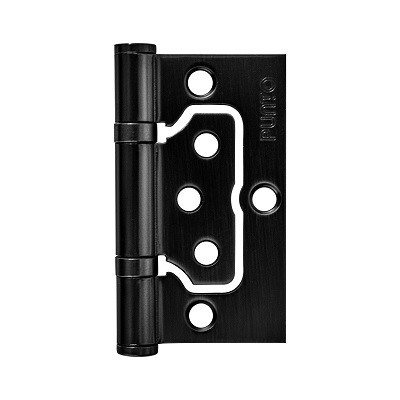 Петля накладная без врезки PUNTO 200-2B/HD 75x2,5 BL черный