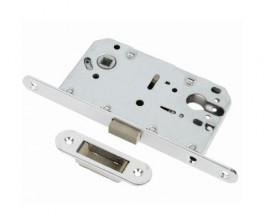 Замок магнитный под цилиндр RENZ INLBM 5085 PL C хром блестящий