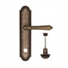 Дверная ручка на планке Fratelli Cattini TOSCANA WC-2 PL248-BA античная бронза