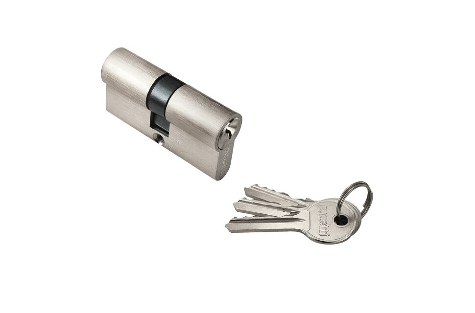 Цилиндр RUCETTI ключ/ключ (60 мм) R60C SN никель