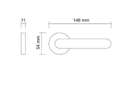 Ручка дверная PORTA DI PARMA Impero PVD Полированное золото 311.06