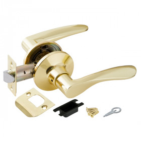 Ручка защелка PUNTO 6020 PB-P без фиксатора золото