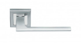 Ручка дверная RUCETTI RAP 21-S SC/CP Матовый хром/хром
