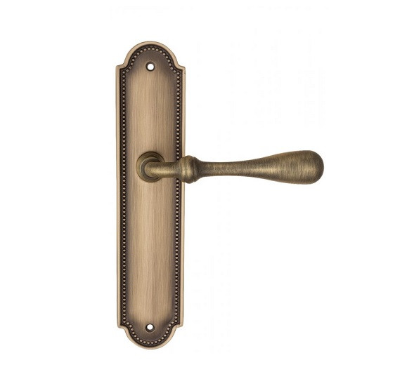 Дверная ручка на планке Fratelli Cattini RETRO PL248-BY матовая бронза