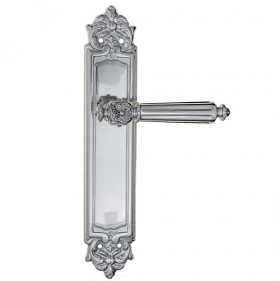 Дверная ручка на планке Fratelli Cattini TORCELLO PL96-CR полированный хром