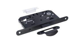 Защелка бесшумная под цилиндр MORELLI 1885P BL Черный