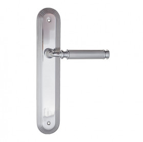 Дверная ручка на планке Fratelli Cattini ENCIA PL288-CR полированный хром