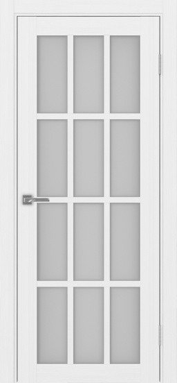 Межкомнатная дверь Оптима Порте Турин_542.2222 ЭКО-шпон Белый лёд