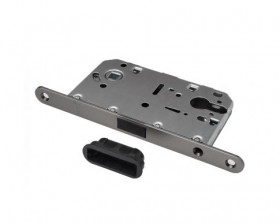 Замок магнитный под цилиндр RENZ INLBM 5085 PL MBN матовый черный никель