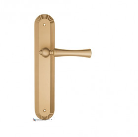 Дверная ручка на планке Fratelli Cattini FOGGIA PL288-BS матовая латунь