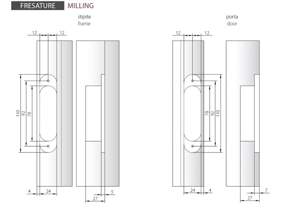 Скрытые петли MORELLI с 3-D регулировкой HH-2 W Белый