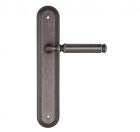 Дверная ручка на планке Fratelli Cattini ENCIA PL288-IA античное серебро