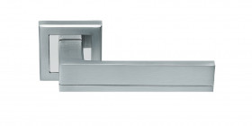 Ручка дверная RUCETTI RAP 22-S SC/CP Матовый хром/хром