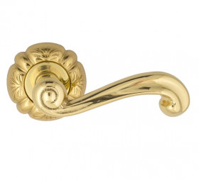 Ручка дверная Venezia CARNEVALE D5 полированная латунь