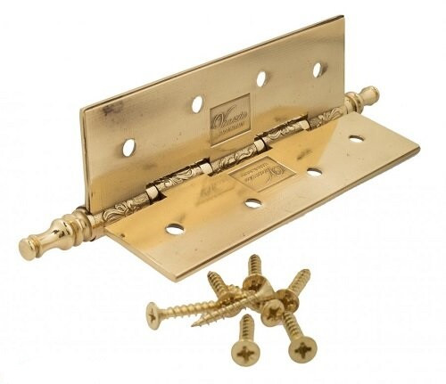 Петля универсальная Venezia CRS012 152x89x4 полированная латунь