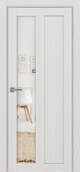 Межкомнатная дверь Оптима Порте Турин_521.21 ЭКО-шпон Ясень серебристый