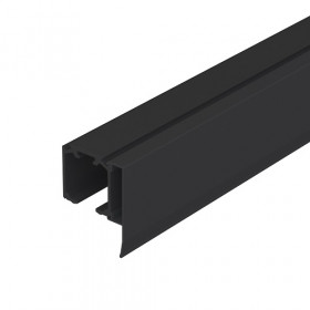 Комплект ARMADILLO верхняя направляющая + декоративная накладка SLD.Comfort-PRO.KIT/3000 track + dec 3м BL Черный