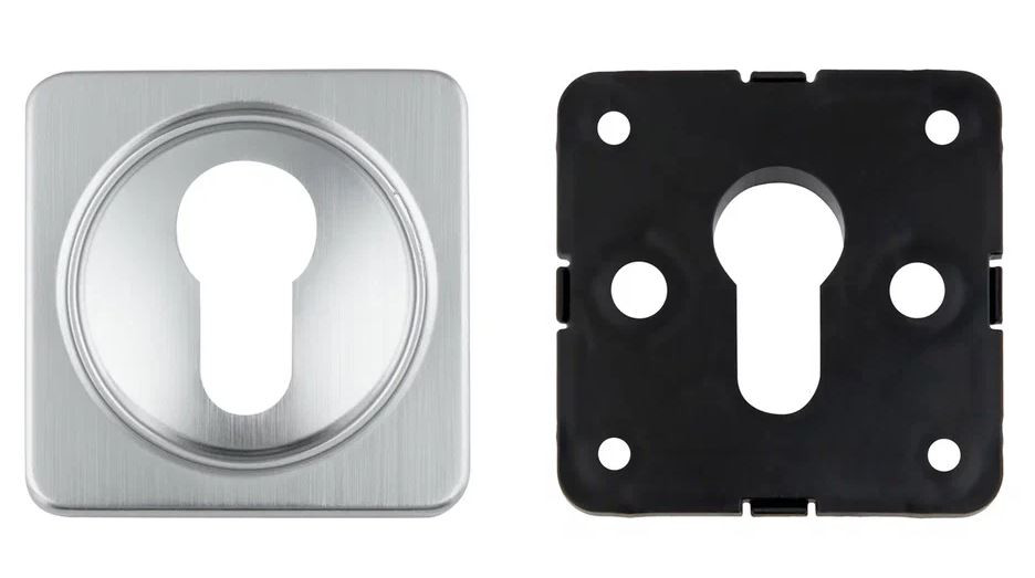 Накладка декоративная на цилиндр PALIDORE 020-04-R-SSC сатинированный хром