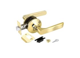 Ручка защелка FUARO 624/BL PB-P без фиксатора Золото