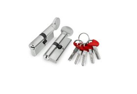 Цилиндровый механизм с вертушкой FUARO  D-PRO502/110 mm (45+10+55) CP хром 5 ключей