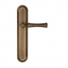 Дверная ручка на планке Fratelli Cattini FOGGIA PL288-BY матовая бронза