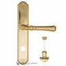 Дверная ручка на планке Fratelli Cattini GRACIA WC-2 PL02-OLV полированная латунь