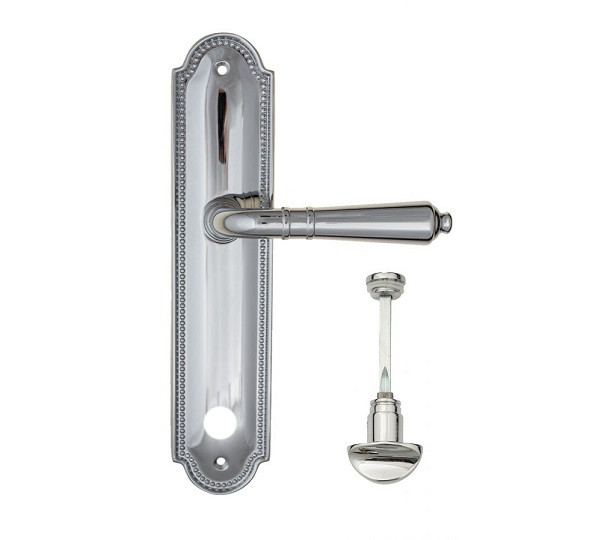 Дверная ручка на планке Fratelli Cattini TOSCANA WC-2 PL248-CR полированный хром