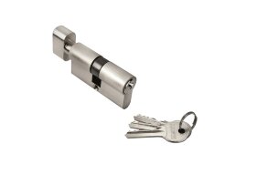 Цилиндр RUCETTI с поворотной ручкой (60 мм) R60CK SN никель