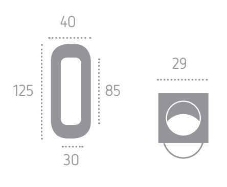 Ручка для раздвижных дверей MELODIA KR01 ПОЛИРОВАННЫЙ ХРОМ