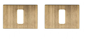 Накладка под ключ буратино FORME Матовая бронза RIC