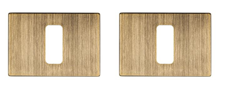 Накладка под ключ буратино FORME Матовая бронза RIC