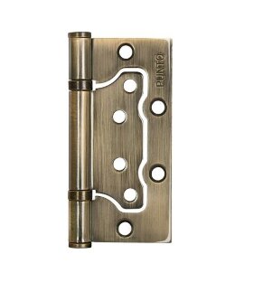 Петля накладная без врезки PUNTO 200-2B 100x2,5 AB бронза