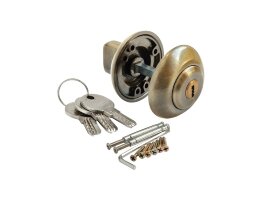 Завертка сантехническая с ключом MORELLI MH-CYL AB античная бронза