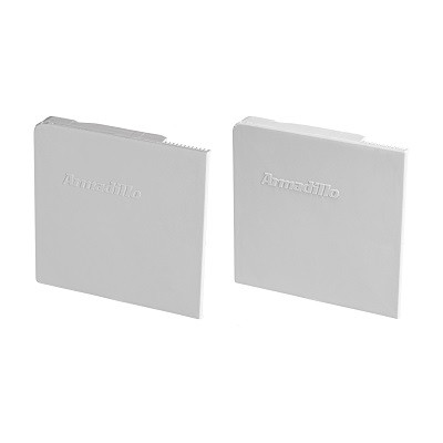 Торцевая заглушка ARMADILLO для верхней направляющей с крышкой SLD.Comfort-PRO.End cap AL Алюминий 2 шт