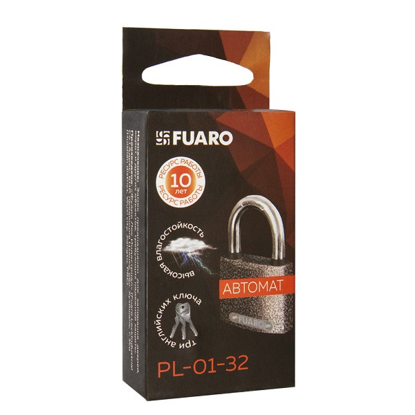Замок навесной FUARO PL-01-32