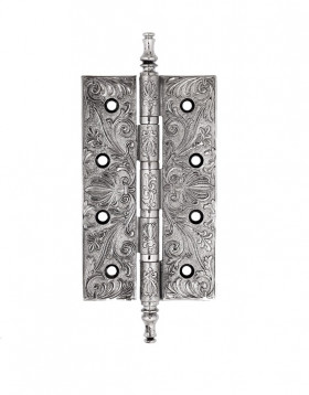 Петля универсальная Venezia CRS012 152x89x4 полированный хром + черный