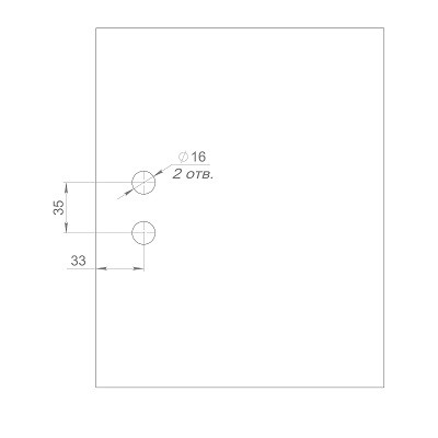 Ответная часть замка на стекло ARMADILLO Space.GL.GK AL алюминий
