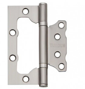 Петля накладная без врезки PALIDORE 100х75х2 2ВВ SN TURDUS никель