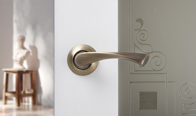 Ручка дверная ADDEN BAU Legend A123 Bronze Бронза