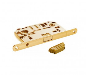 Защелка под цилиндр магнитная PIRUETTE M6085ET BRASS латунь