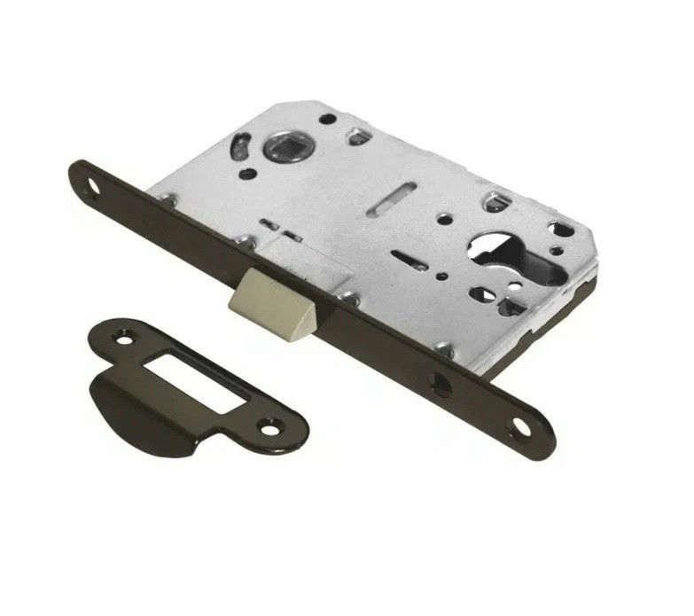 Защелка под цилиндр бесшумная PALIDORE 2045 BLACK Черный