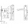 Комплект дверной PALIDORE LH 7036 - 891 SB Матовое золото