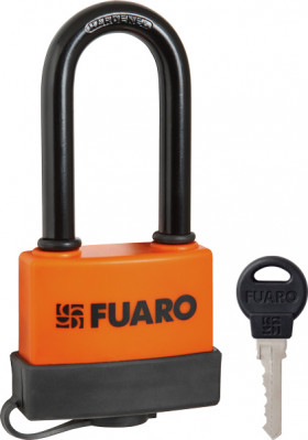 Замок навесной FUARO PL-3660 LS 60 мм 3 английских ключа удлиненная дужка