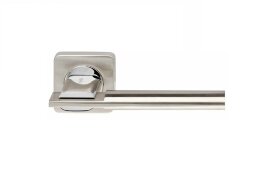 Ручка дверная ARMADILLO TRINITY SQ005-21SN/CP-3 матовый никель/хром