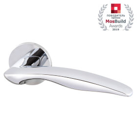 Ручка дверная ARMADILLO WAVE URS CP-8 Хром