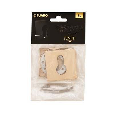 Накладка под цилиндр FUARO ET.K.ZL52 SSG-39 сатинированное золото