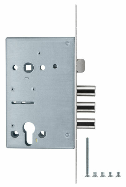 Корпус врезного замка ГАРДИАН ЗВ 32.21 с защёлкой /123:114/