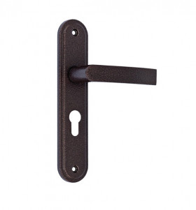 Ручка дверная для МЕТТЭМ ЗВ4 НР0901 плоская медный антик