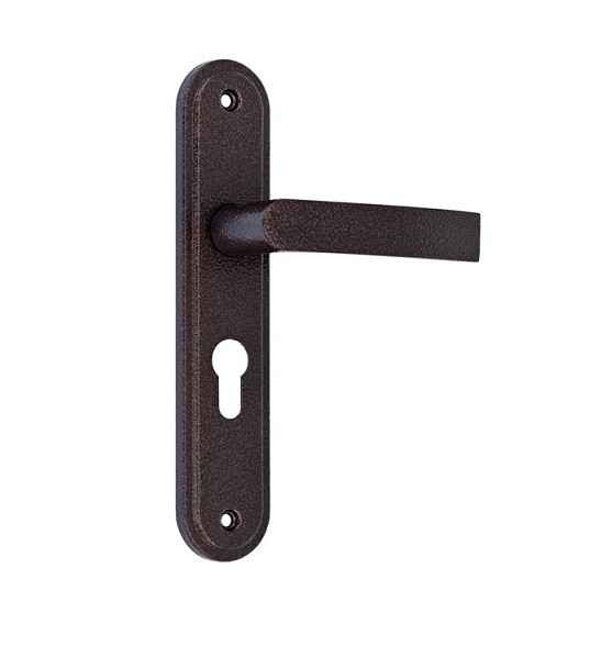 Ручка дверная для МЕТТЭМ ЗВ4 НР0901 плоская медный антик