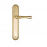Дверная ручка на планке Fratelli Cattini FOGGIA PL288-OLV полированная латунь